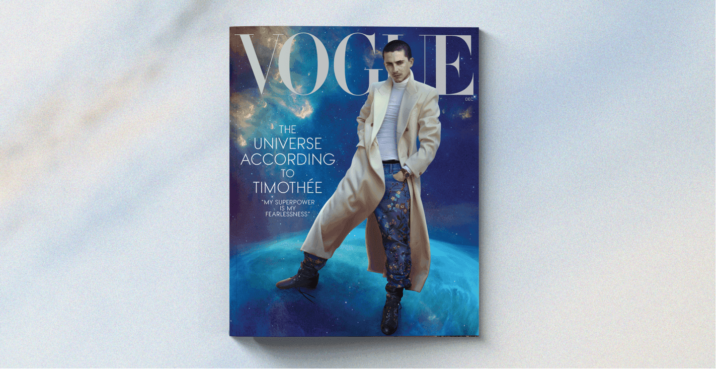 Vogue December issue cover star.